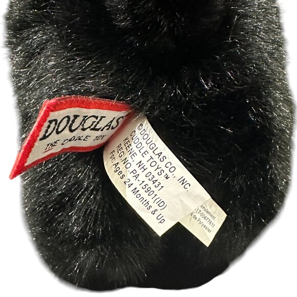 Douglas Plush Black Scottish Terrier, Black Scottie Dog Plush - Picture 9 of 10